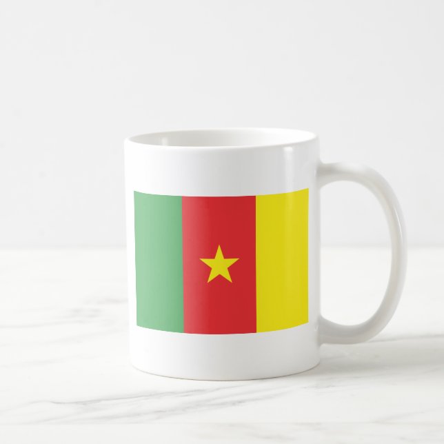 CAMEROON-FLAGGE Tasse (Rechts)