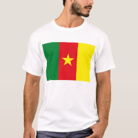 Cameroon-Flaggen-T - Shirt