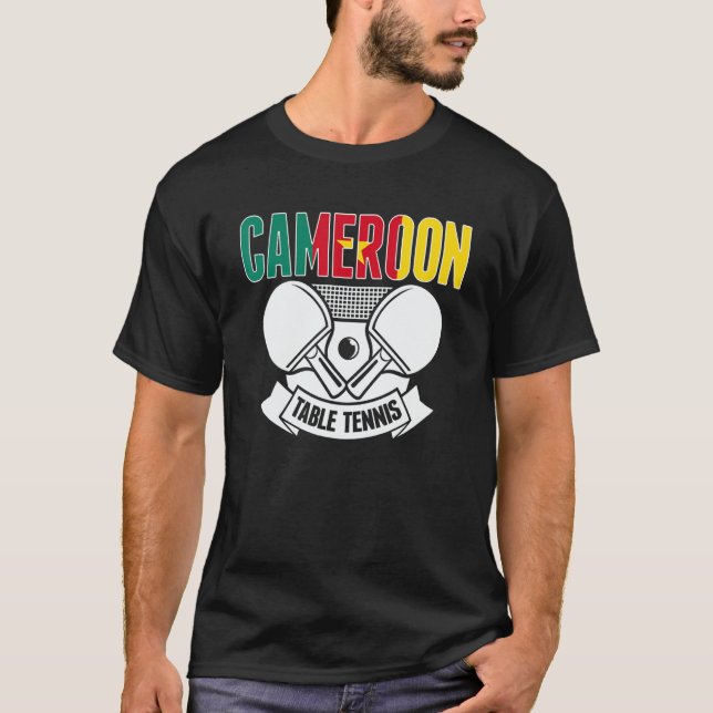 Cameroon Ping Pong   Cameroonian Table Tennis Supp T-Shirt (Vorderseite)