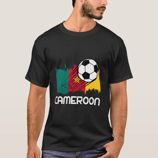 Cameroon Soccer Fan T-Shirt (Vorderseite)