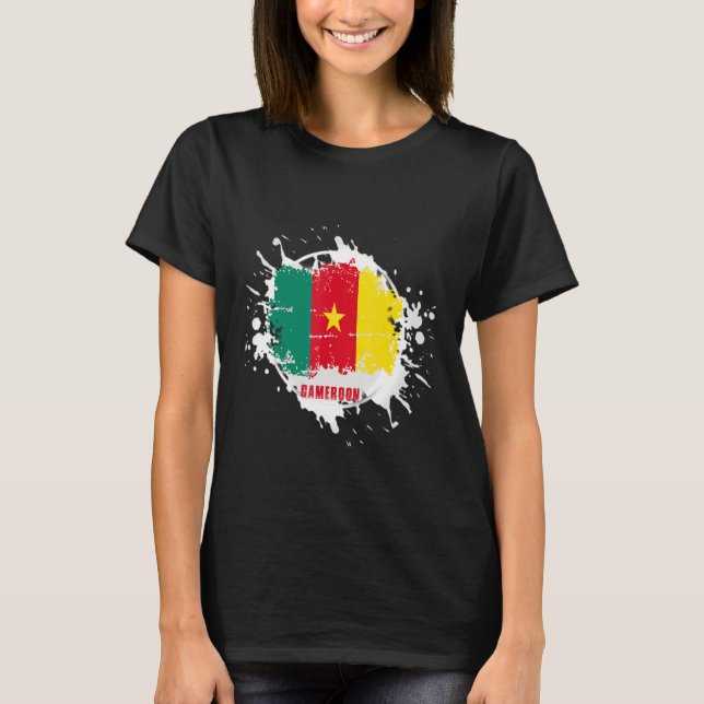Cameroon Splash T-Shirt (Vorderseite)