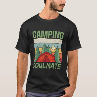 Camg Soulmate Camp Camg Feuerstelle Camper Camping T-Shirt