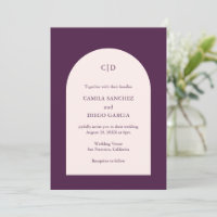 Camia Lila Arch Moderne Hochzeit