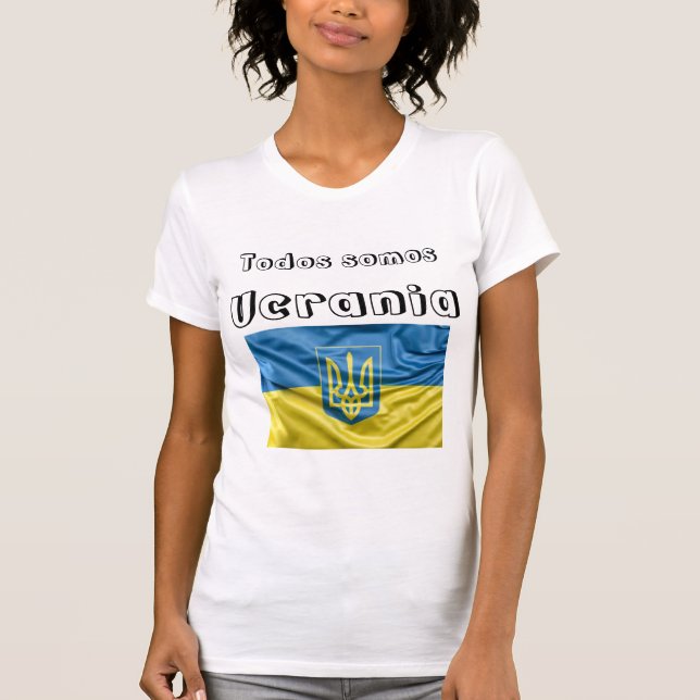 Camiaeta todos somos Ucrania T-Shirt (Vorderseite)
