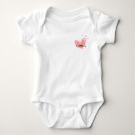 Camila Heart Baby Bodysuit Baby Strampler