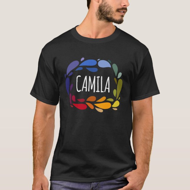 Camila - Namen für Ehefrau Tochter und Mädchen T-Shirt (Vorderseite)