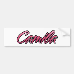 Camila verblasst pink Aufkleber Sticker Autoaufkleber