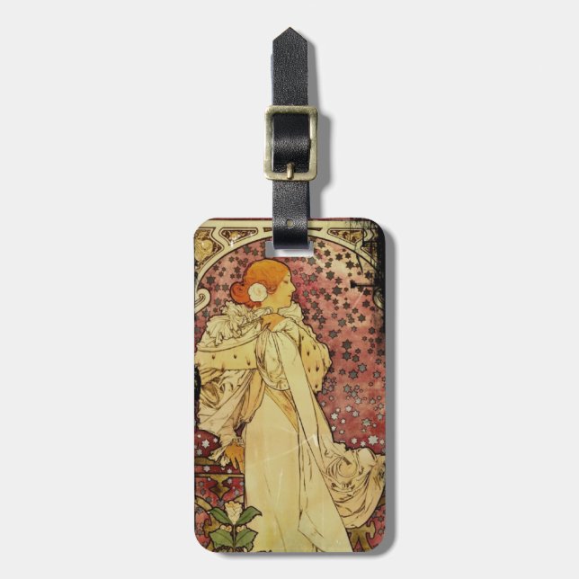 Camilias La Plume oder Lady of Camelias Gepäckanhänger (Vorderseite vertikal)