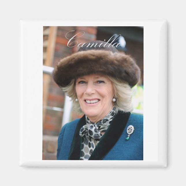 Camilla Duchess von Cornwall Magnet (Vorne)