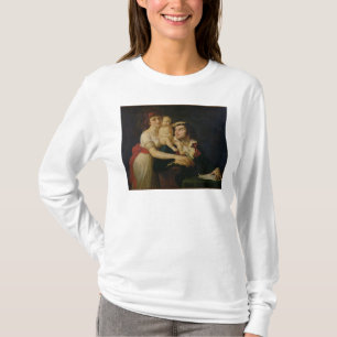 Camille Desmoulins seine Ehefrau Lucile und ihr T-Shirt