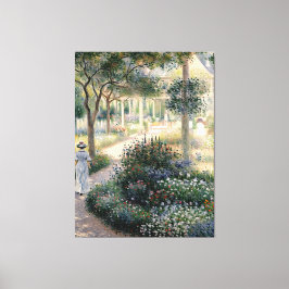 Camille Monet im Garten in Argentinien Leinwanddruck