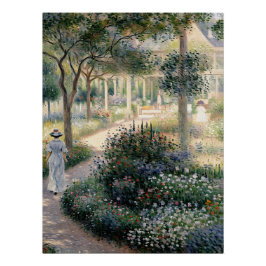 Camille Monet im Garten in Argentinien Poster