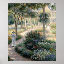 Camille Monet im Garten in Argentinien