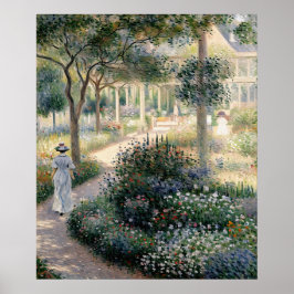 Camille Monet im Garten in Argentinien Poster