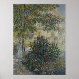 Camille Monet im Garten Poster