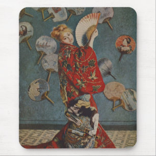 Camille Monet im japanischen Kostüm von Claude Mon Mousepad