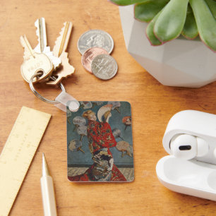 Camille Monet im japanischen Kostüm von Claude Mon Schlüsselanhänger