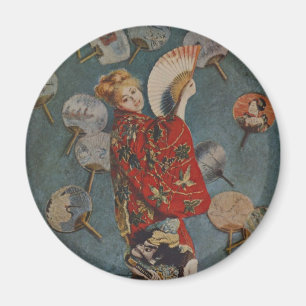 Camille Monet in japanischem Kostüm von Claude Mon Magnet