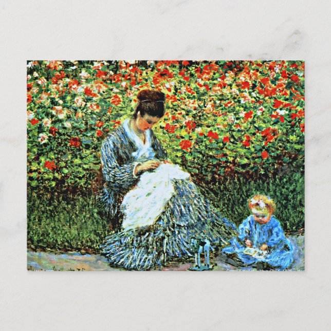Camille Monet und Child Postkarte (Vorderseite)