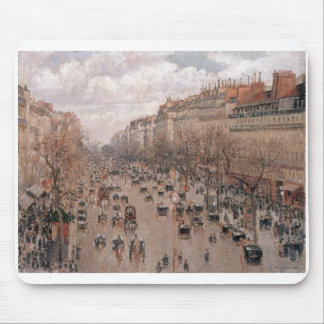 Camille Pissaro - Boulevard Monmartre Paris 1897 Mousepad