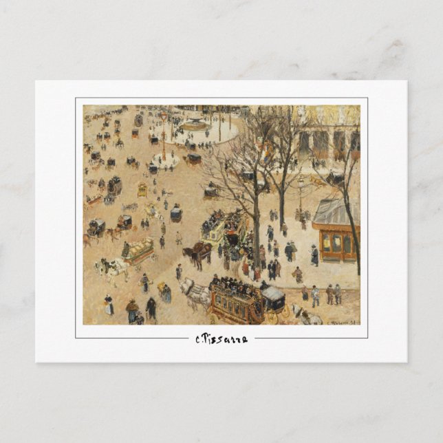 Camille Pissarro #15-2 - Fine Art Postcard Postkarte (Vorderseite)