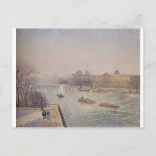 Camille Pissarro - 1901 Wintermorgenfrost Postkarte