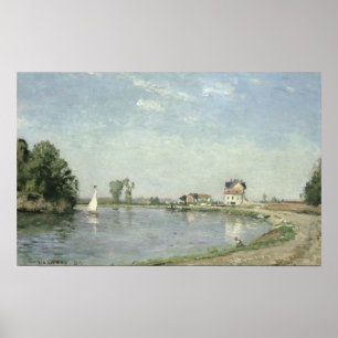 Camille Pissarro   Am Rande des Flusses, 1871 Poster