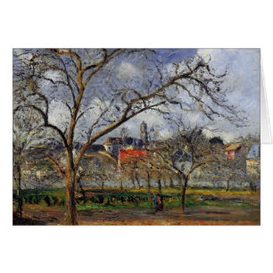 Camille Pissarro- auf Obstgarten in Pontoise im