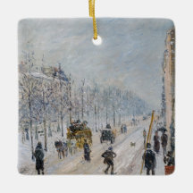 Camille Pissarro - Äußere Boulevards, Schneeeffekt