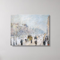 Camille Pissarro - Äußere Boulevards, Schneeeffekt