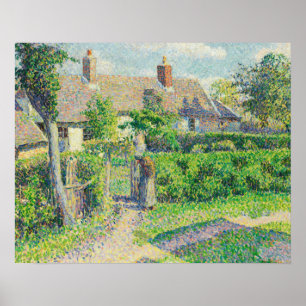 Camille Pissarro - Bauernhäuser, Eragny Poster