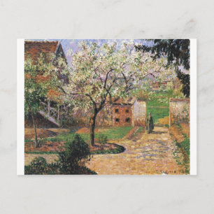 Camille Pissarro - Blühender Pflaumenbaum 1894 Era Postkarte