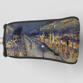 Camille Pissarro - Boulevard Montmartre bei Nacht Golf Headcover
