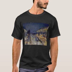 Camille Pissarro - Boulevard Montmartre bei Nacht T-Shirt