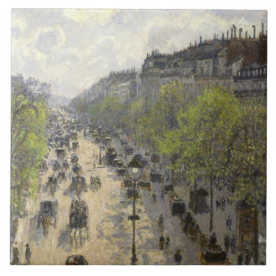 Camille Pissarro - Boulevard Montmartre, Frühjahr Fliese