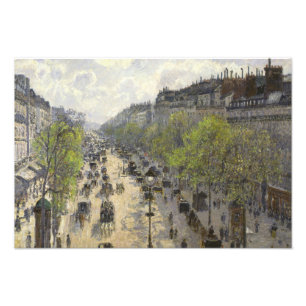Camille Pissarro - Boulevard Montmartre, Frühjahr Fotodruck