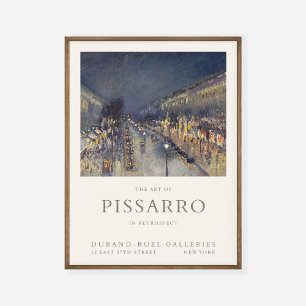 Camille Pissarro Boulevard Montmartre Kunstmuseum Poster
