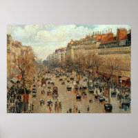 Camille Pissarro Boulevard Montmartre Malerei