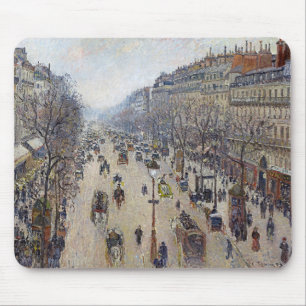 Camille Pissarro - Boulevard Montmartre, Morgen Mousepad