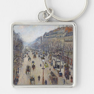 Camille Pissarro - Boulevard Montmartre, Morgen Schlüsselanhänger