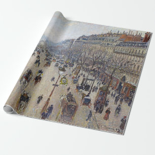 Camille Pissarro - Boulevard Montmartre, morgens Geschenkpapier