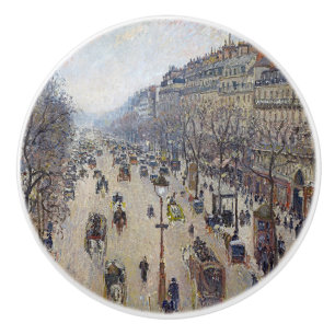 Camille Pissarro - Boulevard Montmartre, morgens Keramikknauf