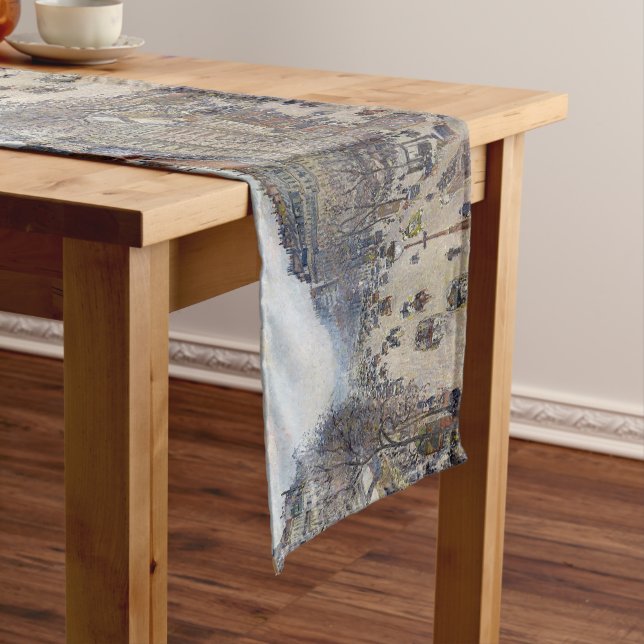 Camille Pissarro - Boulevard Montmartre, morgens Kurzer Tischläufer (Beispiel)