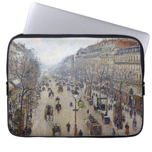Camille Pissarro - Boulevard Montmartre, morgens Laptopschutzhülle