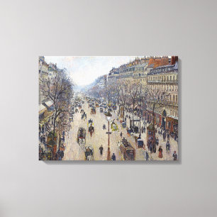 Camille Pissarro - Boulevard Montmartre, morgens Leinwanddruck