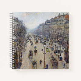 Camille Pissarro - Boulevard Montmartre, morgens Notizbuch