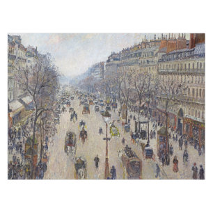 Camille Pissarro - Boulevard Montmartre, morgens Tischdecke