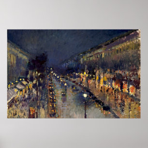 Camille Pissarro Boulevard Montmartre Poster