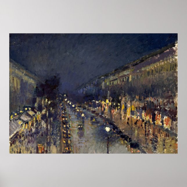 Camille Pissarro Boulevard Montmartre Poster (Vorne)