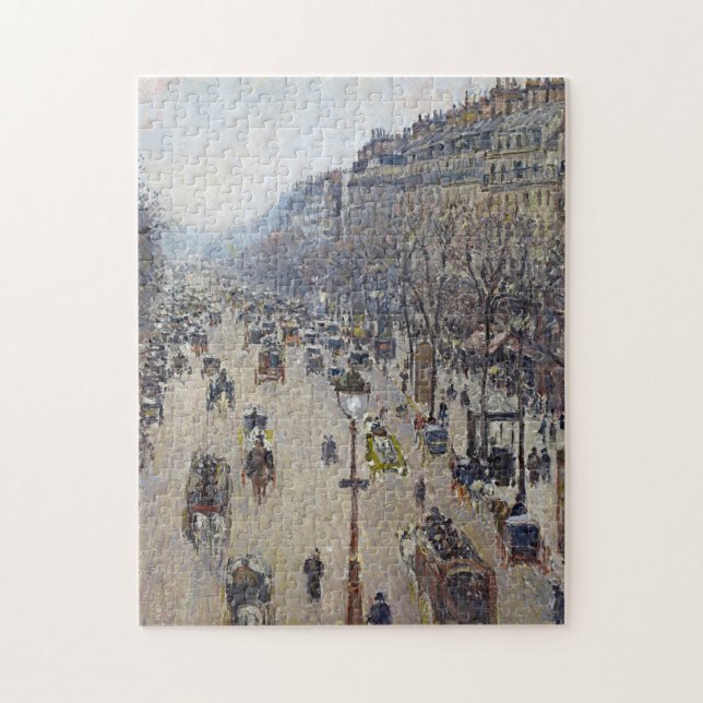 Camille Pissarro - Boulevard Montmartre Puzzle (Vertikal)